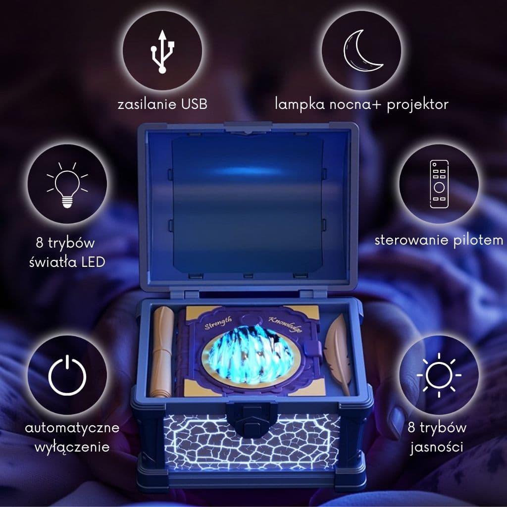 GalaxyBox - Projektor w kształcie magicznej skrzyni